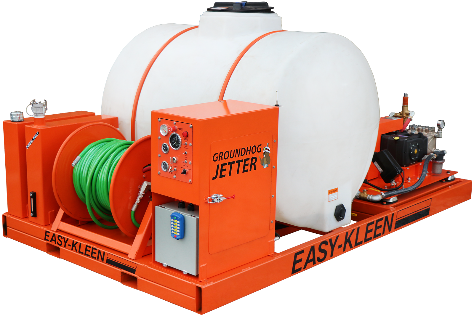 Jetter Skid that needs to be truck or trailer mounted